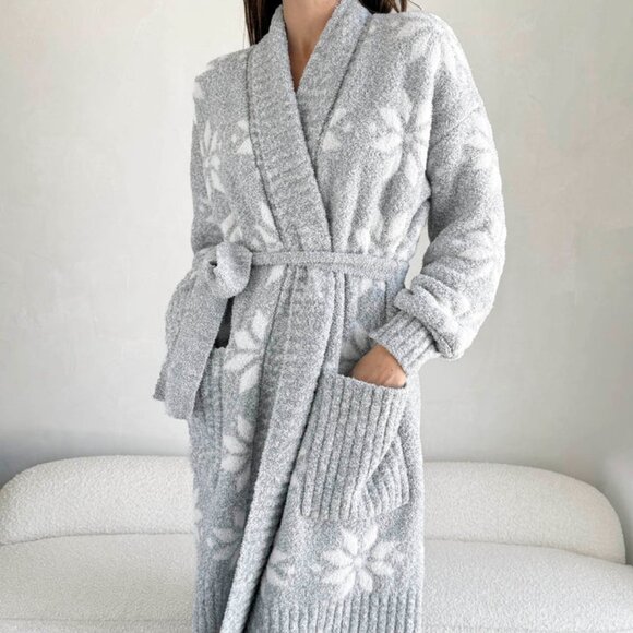 NWT Splendid Snowflake Ponoma Fuzzy Robe Size XL - Picture 2 of 10